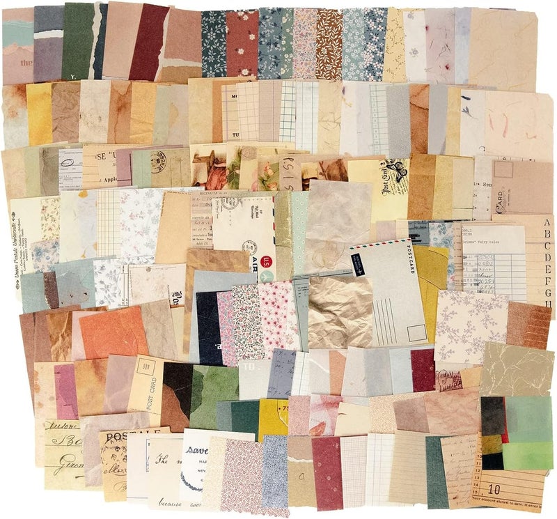 MOLNESO 360 Sheets Vintage Scrapbook Paper Pack, Retro Aesthetic Journaling Supplies for DIY Crafts, Junk Journal, Collage, Ephemera, Aged Backgrounds & Mixed Themes - Image 1